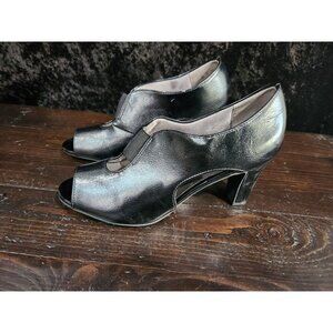 NEW LifeStride Carla Black Heeled Bootie/Sz. 8M